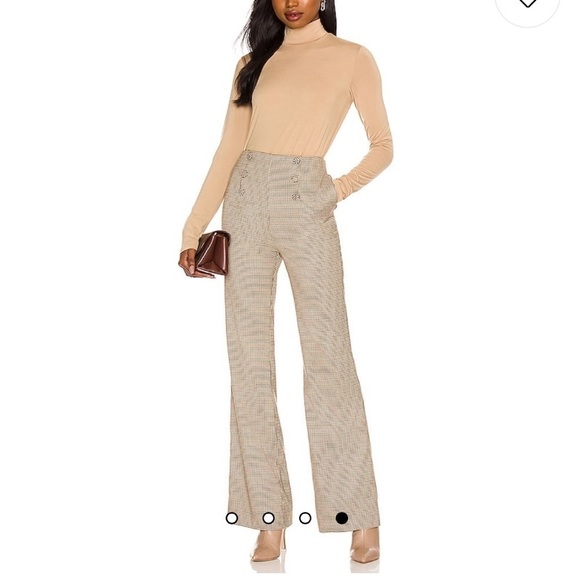 REVOLVE Cream Flare Pants - Picture 12 of 12